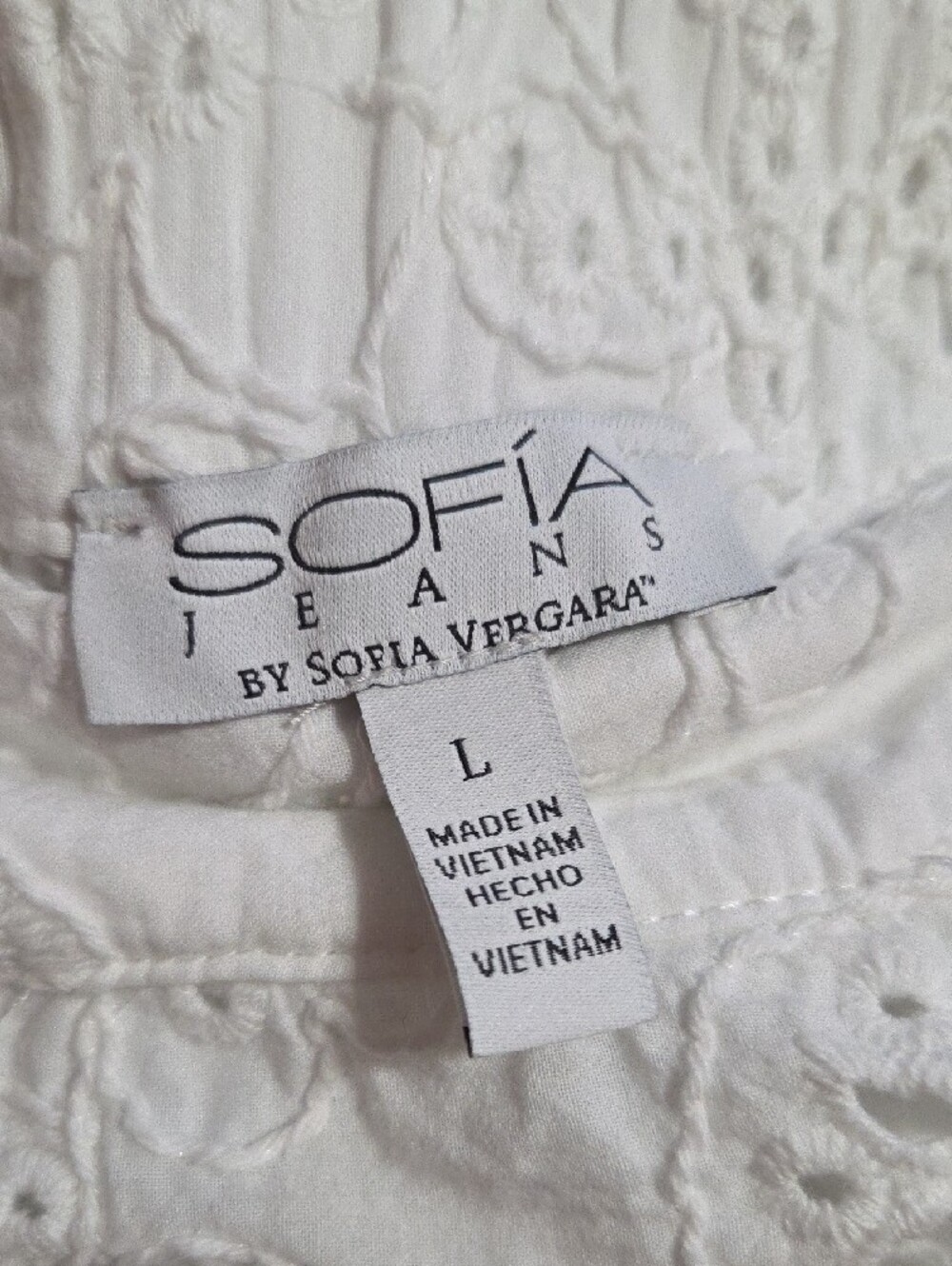 sofia by sofia vergara White Eyelet Tiered Maxi Skirt - Picture 2 of 3